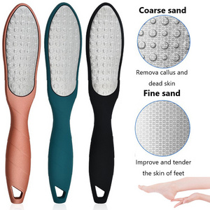 Double Side Stainless Steel Foot Rasp File Hard Dead Skin Callus Remover Cleaner Pedicure Feet Files Heel Grater Foot file