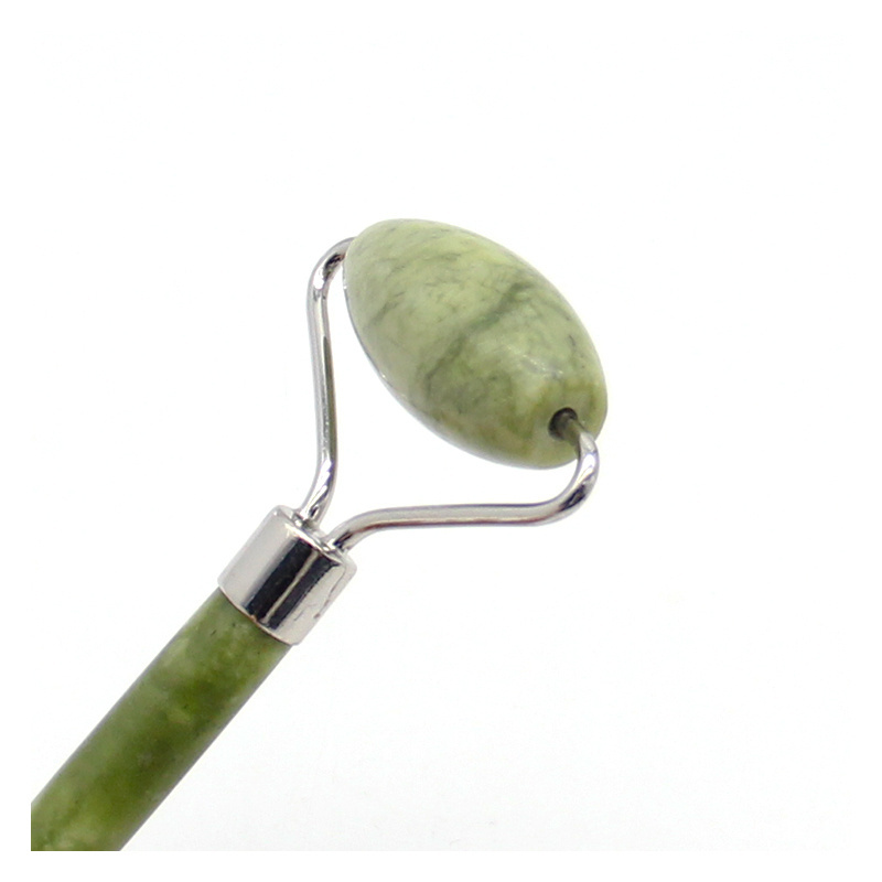 Wholesale Natural Facial Jade Roller and Gua Sha Massage Tools Jade Face Massage Roller and Guasha Set