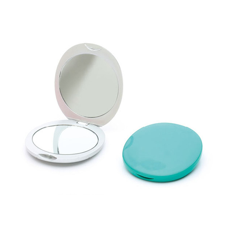 Metal Cosmetic Pocket Mirror /promotional Compact Mirror Gifts Magnifying Lighted Dual Sided compact mirror gift