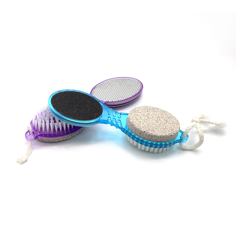 Foot Hand Toe Nail Cleaning Brush Pedicure Paddle Kit Tool for Feet Hot Sale Metal File Pumice Stone