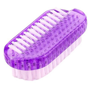 Two Sided Fingernail Scrub Brush Hand Cleaning Brushes Soft Stiff Nails Toes scrubber Nail Brush