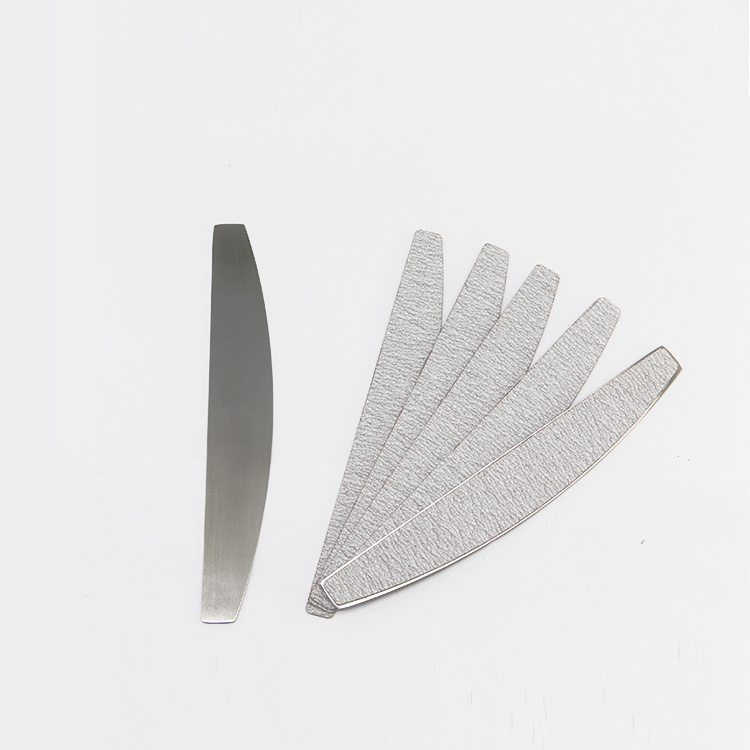 wholesale Metal Nail File with Disposable Removable Sandpaper Refills Nail File Double Side Stainless Steel metal nail file