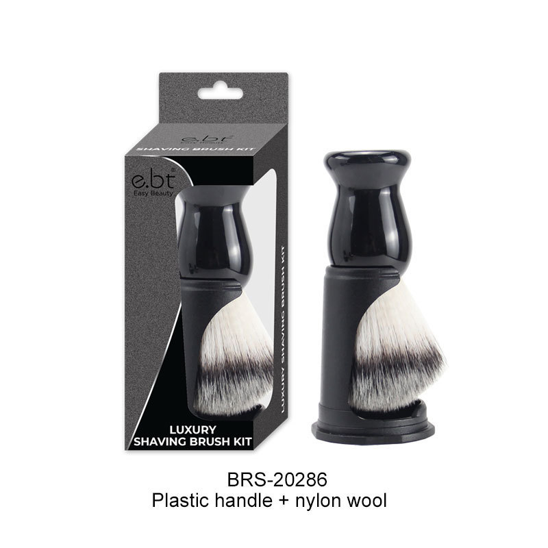 Classic Black Safety Shaving Razor Set with Black Badger Shaving Brush