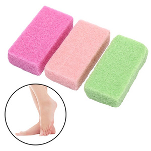 Wholesale Pedicure Tools Disposable Callus Remover Foot Scrubber 2 In 1 Coarse Medium Mix Pumice Stone For Feet