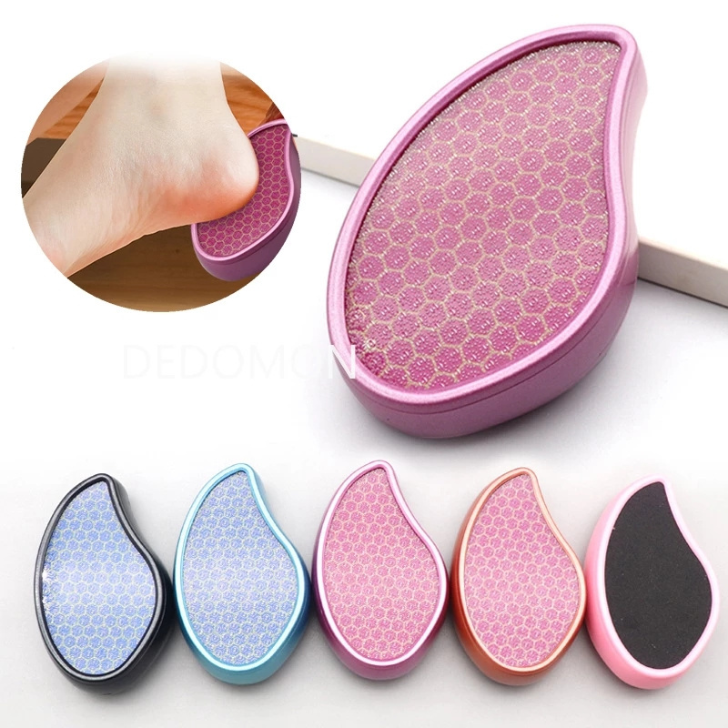 wholesale Hard Dead Skin Callus Remover Pedicure Tools Professional Grinding Feet Skin Care pedicura nano glass foot file