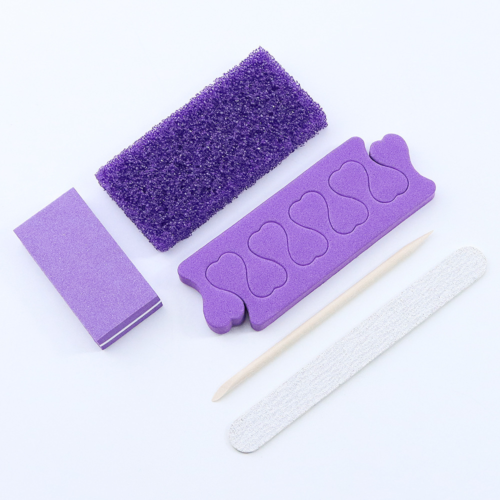 Free sample Nail Beauty Custom Professional Foot Care Spa Tools Disposable Manicure Pedicure Set Kit