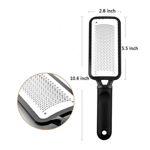 Professional metal foot file callus remover dead skin foot file stainless steel pedicure scraper