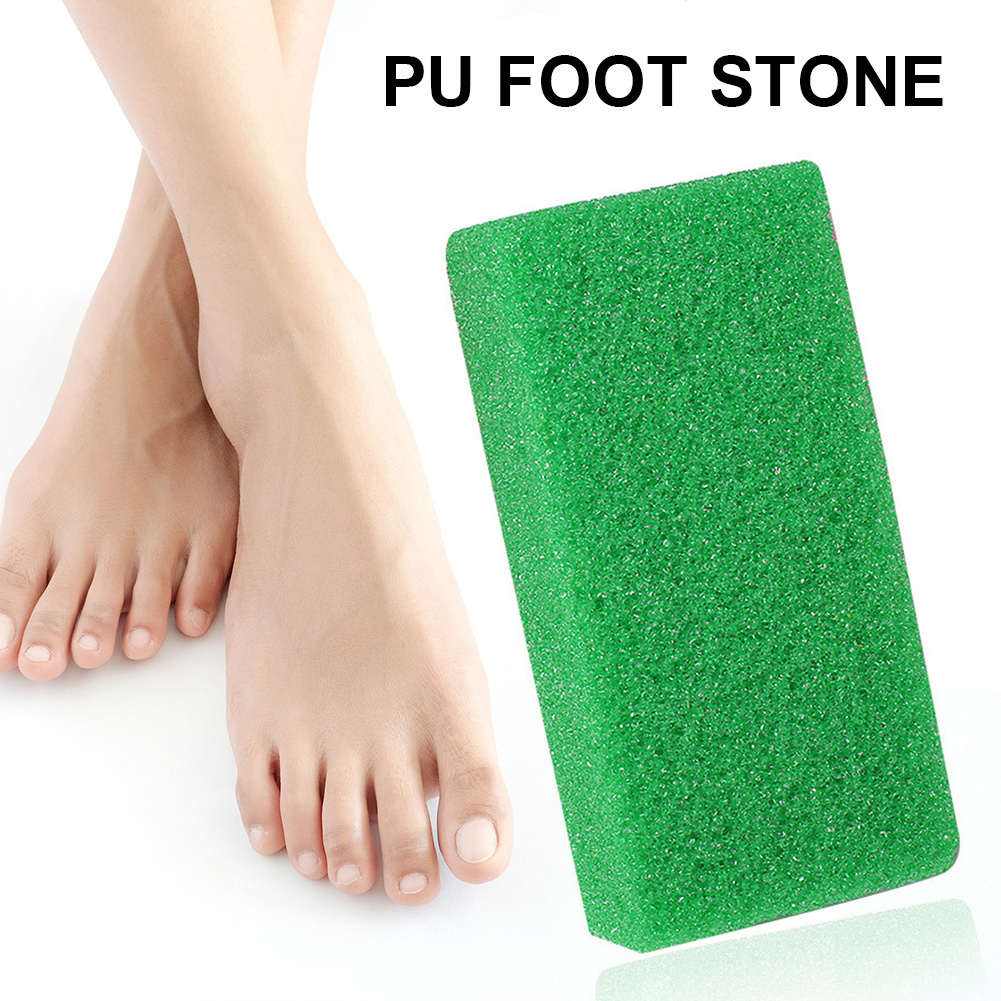 Wholesale foot exfoliation products exfoliating calluses PU foam pumice foot double sided grinding stone