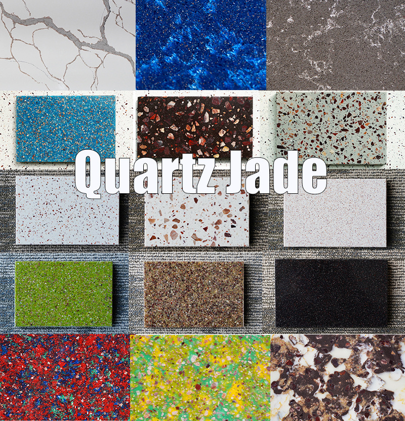 Factory wholesale for quartz stone blue sparkle quartz stone black quartz stone countertops