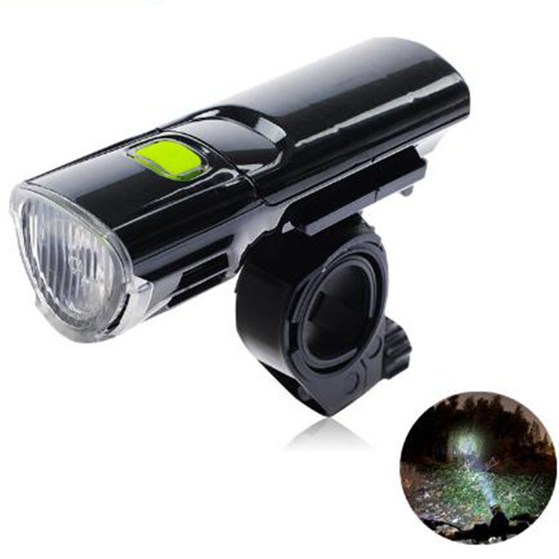 Bicycle Light 3W Super Bright Bike Headlight LED Waterproof Front Light Flashlight with Mount Holder