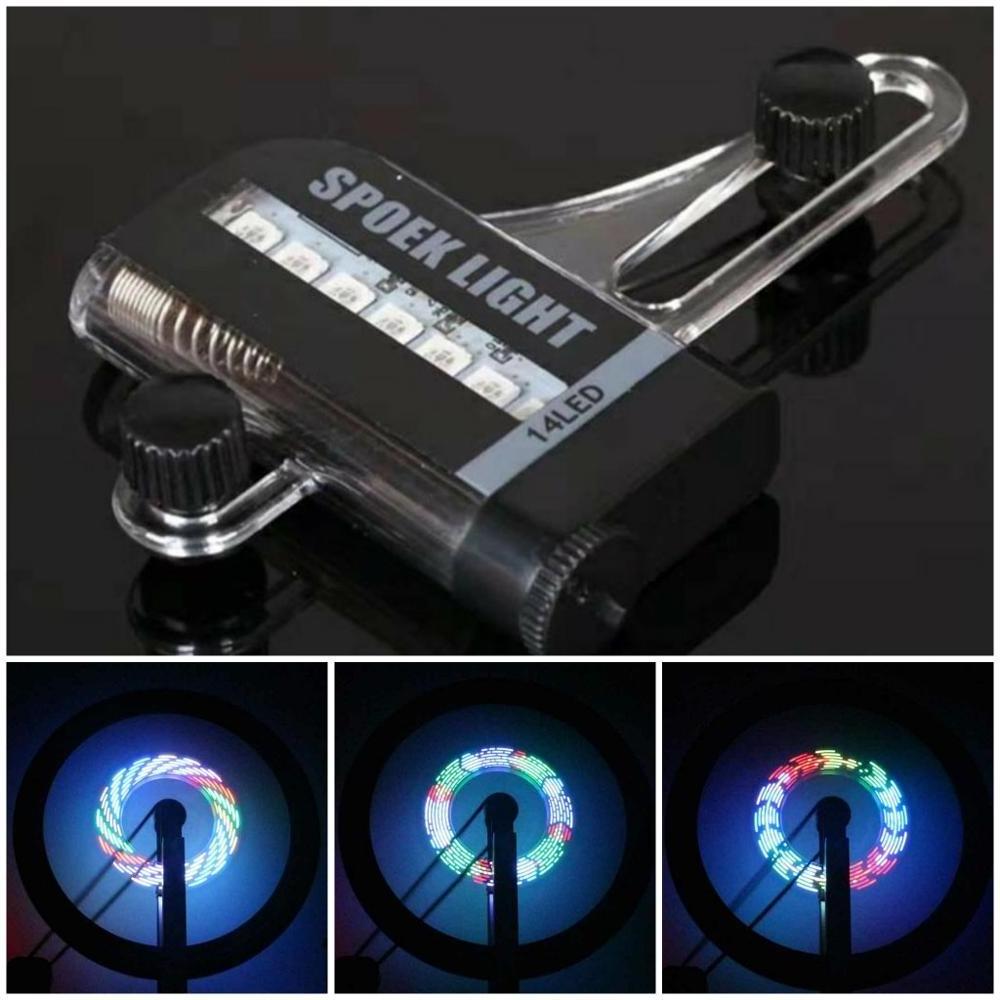 Bike Flasher Bicycle Night Wheel Spoke Lights