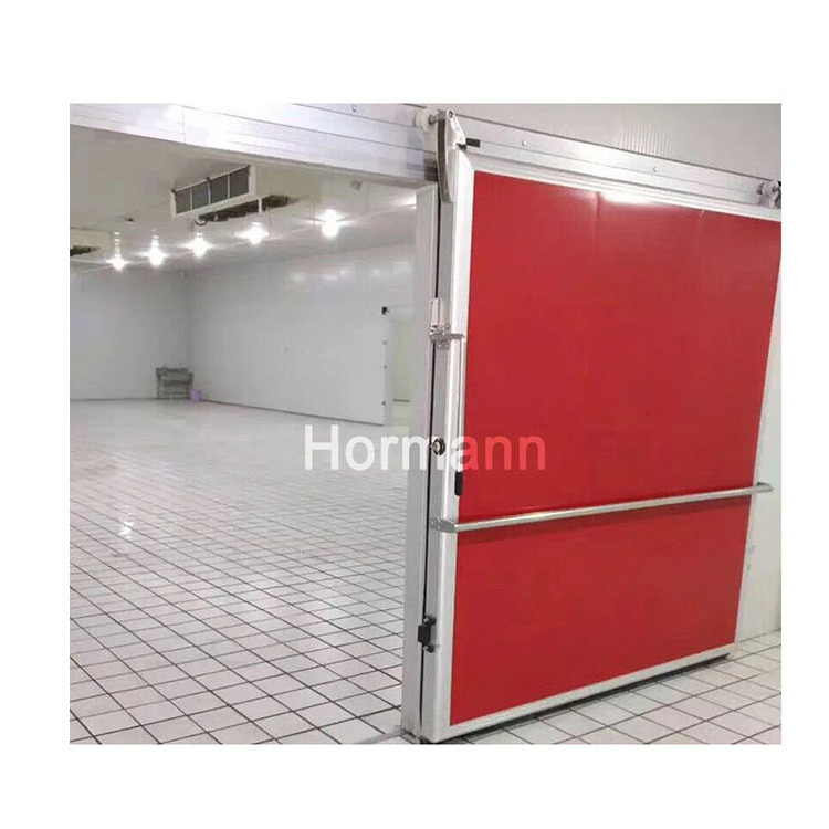 Cold Storage Cold Room Sliding Door With Pu Insulation And Smooth Sliding System