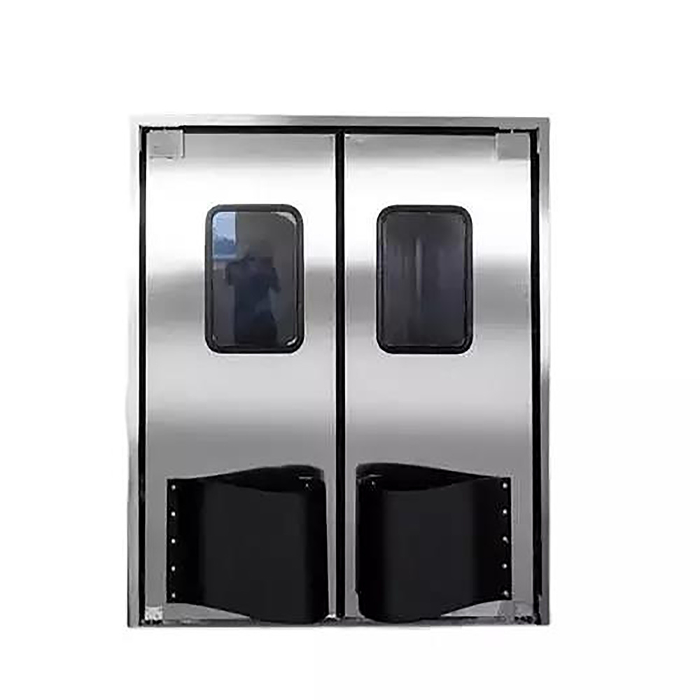 Hormann Commercial Restaurant Kitchen Swinging Convenience Store Double Action Gate Panel Impact Traffic Door