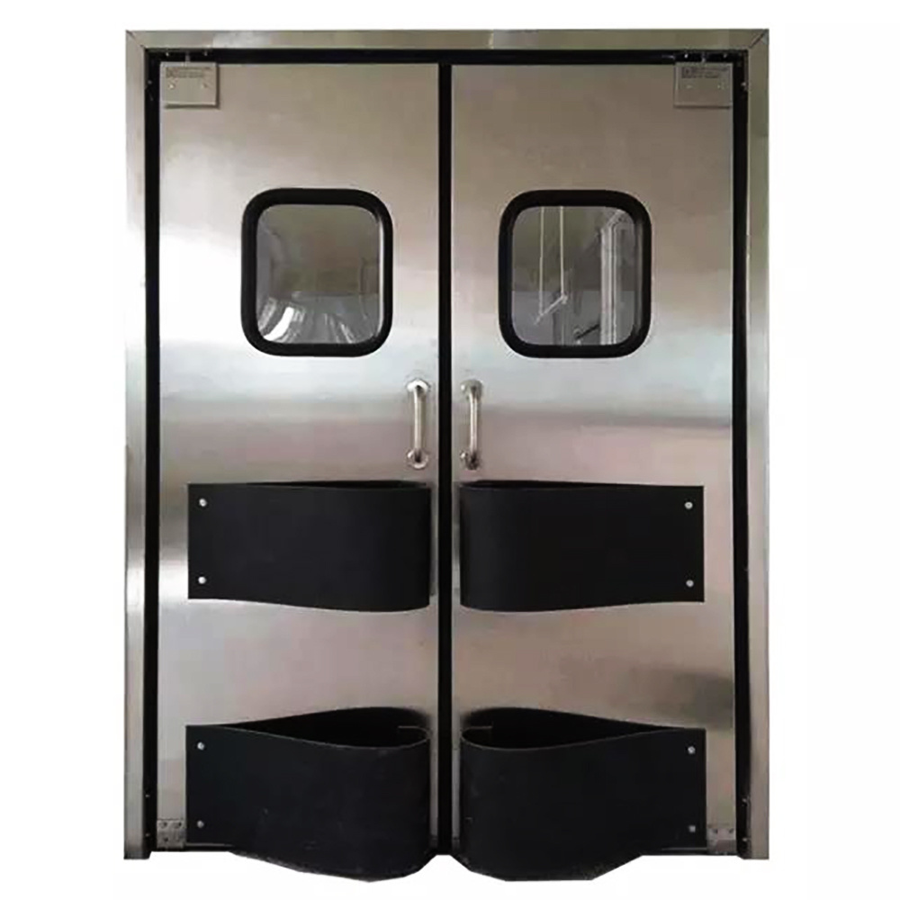 Hormann Commercial Restaurant Kitchen Swinging Convenience Store Double Action Gate Panel Impact Traffic Door