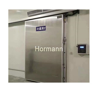 Cold Storage Cold Room Sliding Door With Pu Insulation And Smooth Sliding System