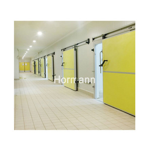 Sliding door for industrial cold room Stainless steel industrial sliding door warehouse door