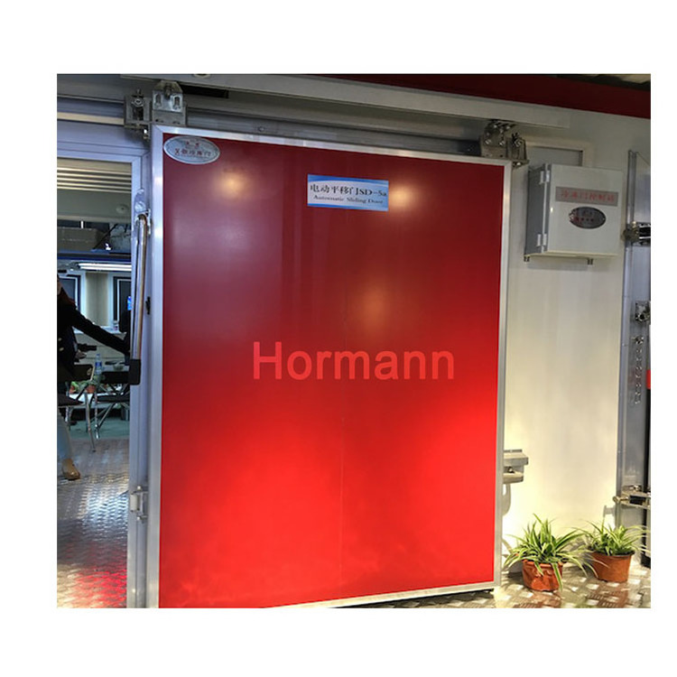 Cold Storage Cold Room Sliding Door With Pu Insulation And Smooth Sliding System