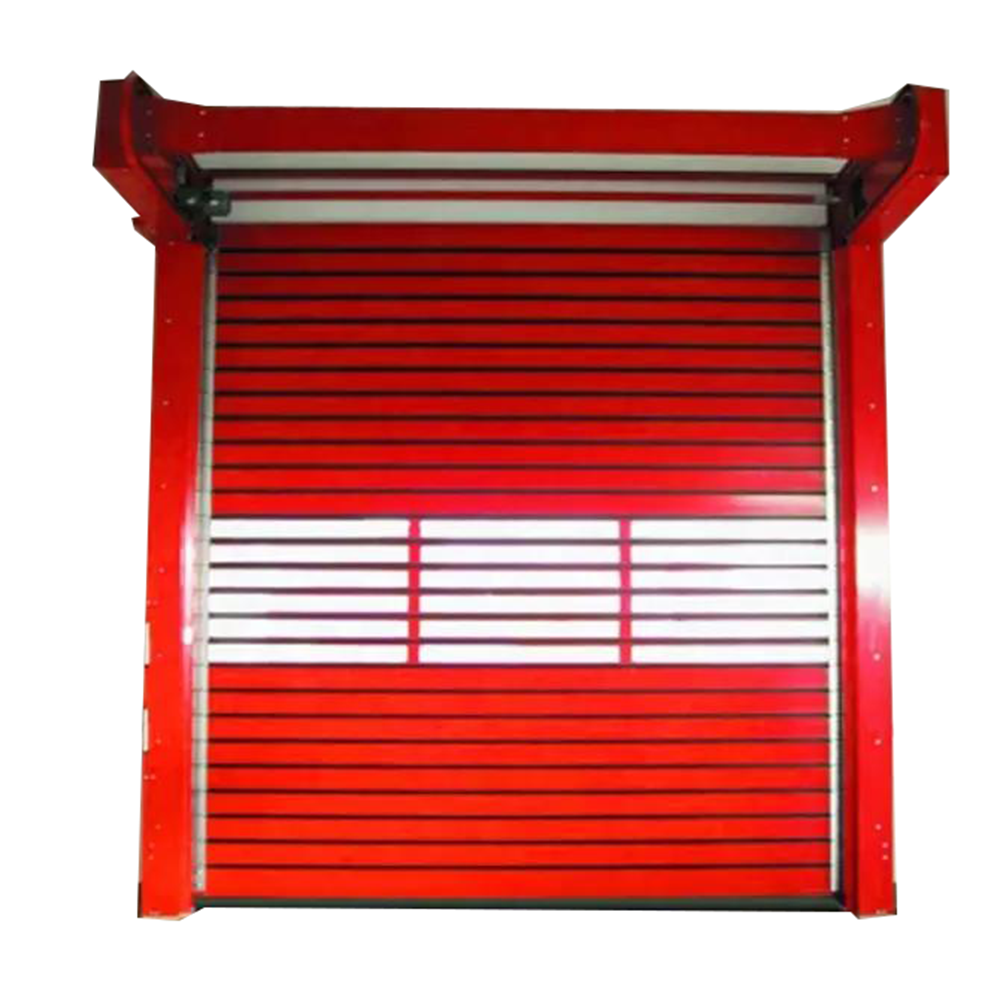 Best Selling Insulated High Speed Hard Plate Door Metal Grill Roll Up Automatic High Speed Door