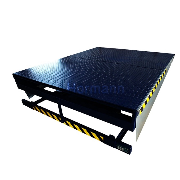 Truck mobile hydraulic unloading platform container supporting logistics equipment