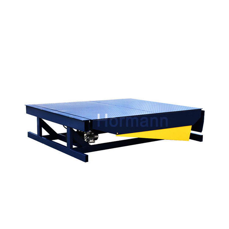 Truck mobile hydraulic unloading platform container supporting logistics equipment