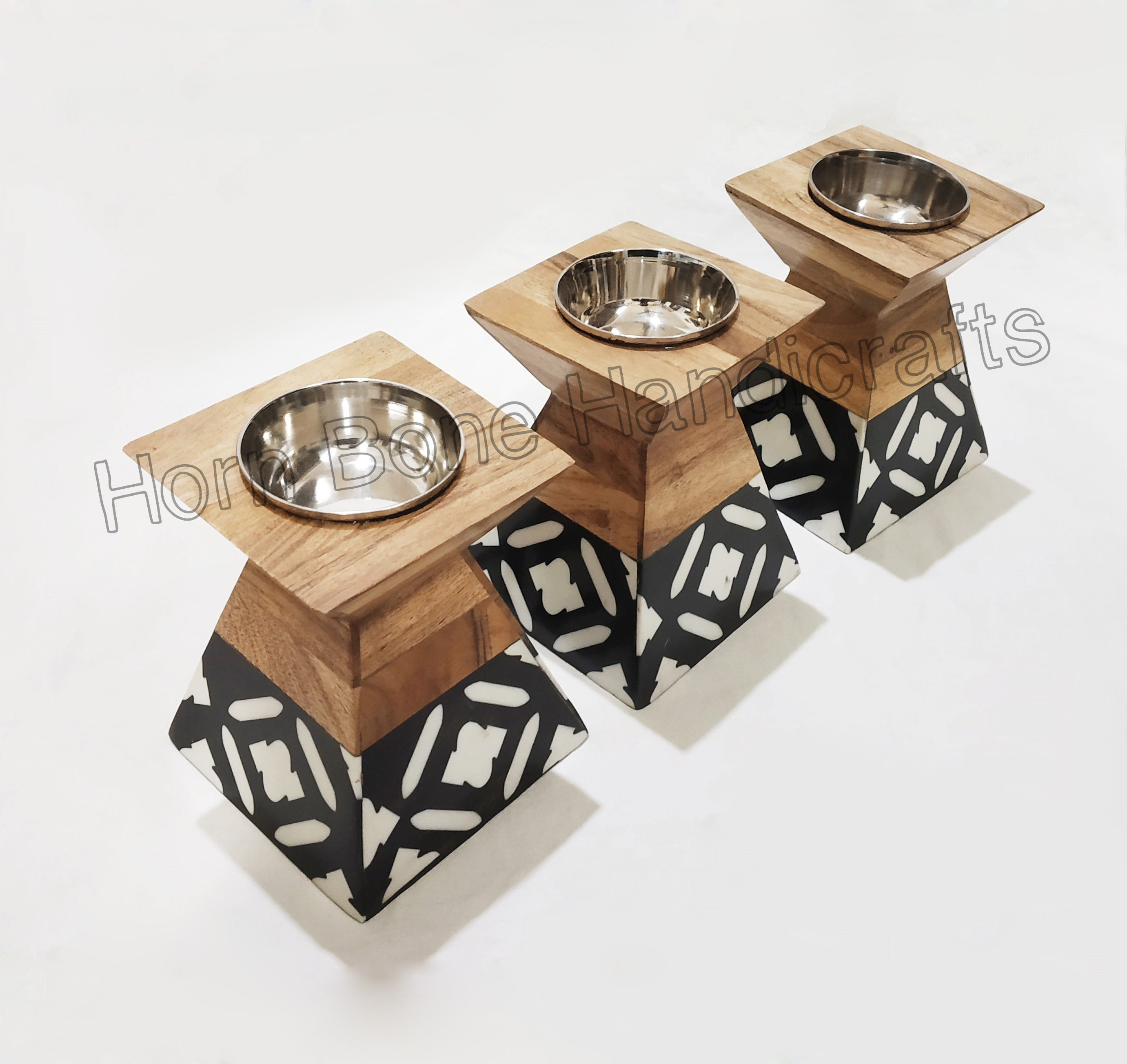 Handicrafts Wooden Bakhoor Burner For Home Decor Arabic Mubkhar | Mubkhara Ramadan Mother of Pearl Incense Burner Wood Craft