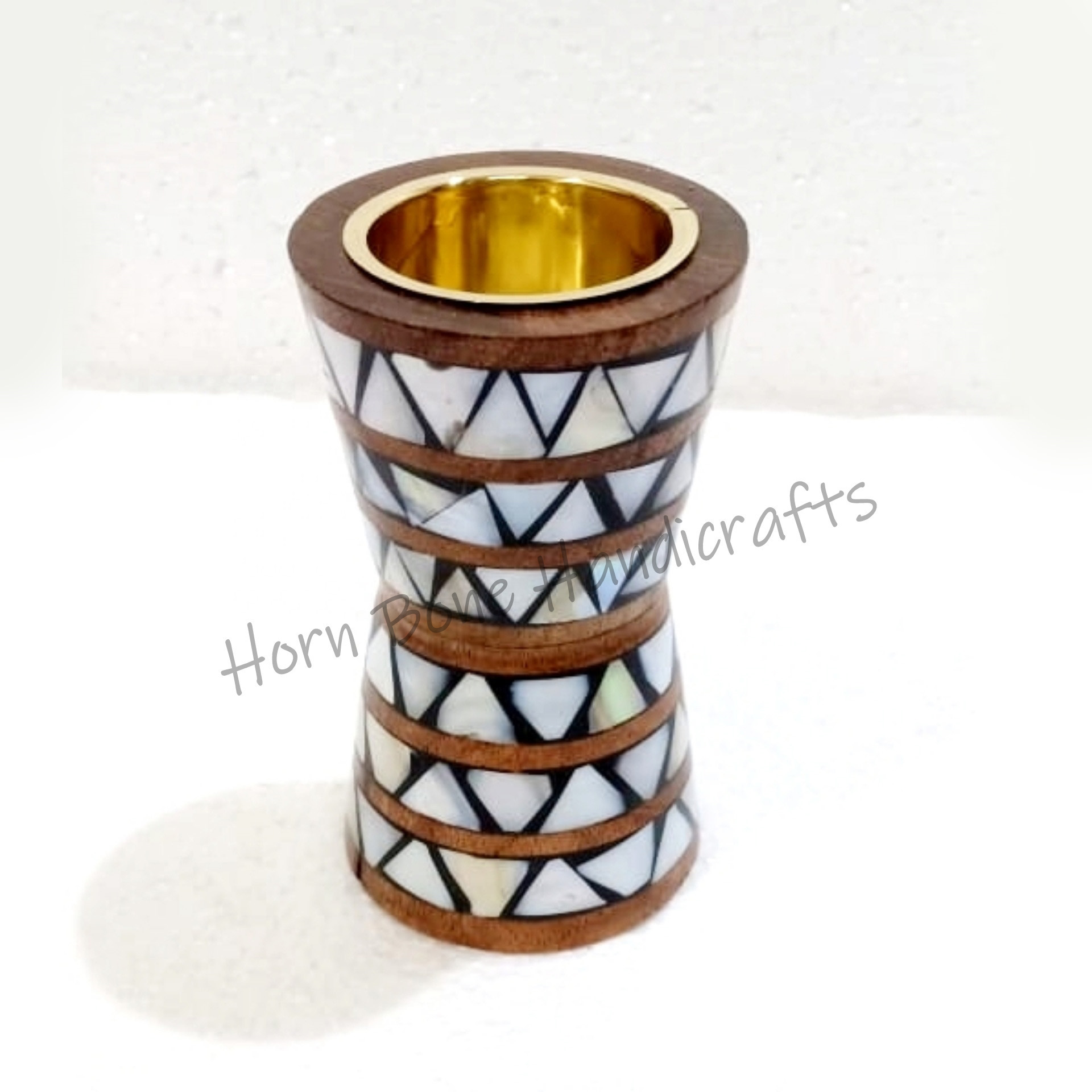 Handmade Mother of Pearl Wooden Crafts Bakhoor Burners | Ramadan and Eid Charcoal Portable Mubkhara/ Madkhan Wood Bakhoor Burner