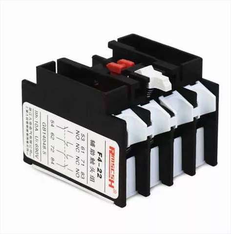 LA1-DN22 F4-22 2NO2NC Contactor block Auxiliary The auxiliary contact for CJX2 AC Contactor 4 Poles