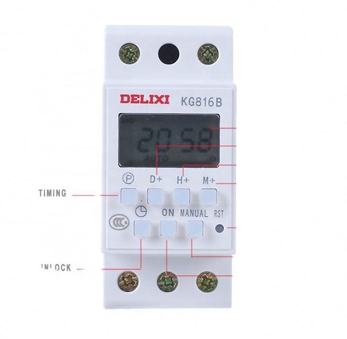 Durable Using Low Price Kg816b Ac 220v 380v Astronomical Electric Timer Switch