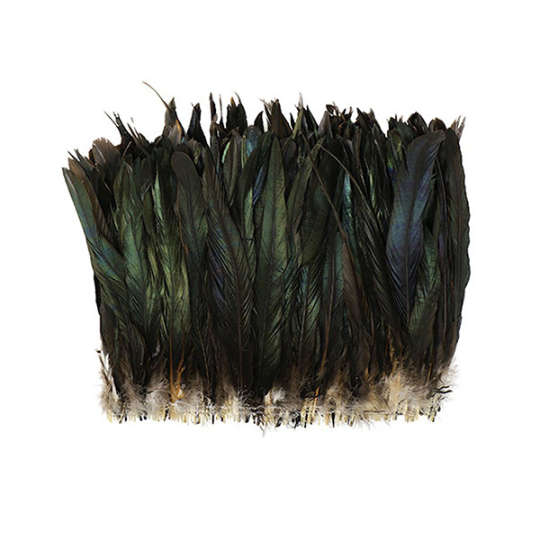 Dyed Feather Factory Direct Supply 8-10inch raw chicken feathers for purchase raw chicken feather rooster tail for sale