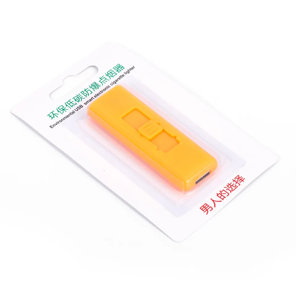 Cheap Price Portable Mini USB Charging Electronic Cigarette Lighter Plastic USB Rechargeable Lighter Wholesale