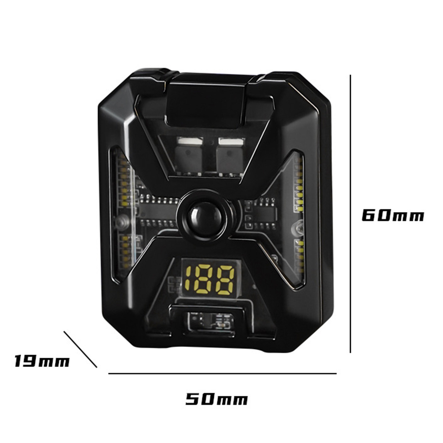 New Mecha Wind Dual Arc Lighter Outdoor Windproof Advanced Tpye-c Charging Power Display Times Lighter