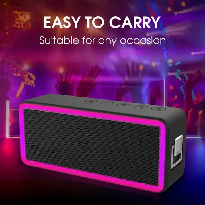 Wholesale Mini Portable Bluetooth Speaker Wireless IPX6 Waterproof Soundbar Hand Free Car Loudspeaker