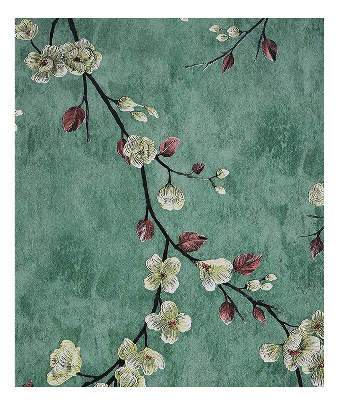 New Classic floral tree designs Self Adhesive Wall Paper Wallpaper Roll peel and stick for bedroom decoration