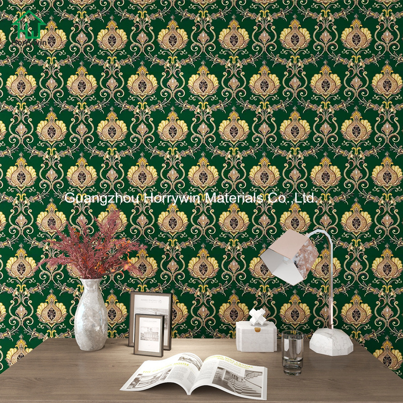 Colorful Nordic peel and stick wallpaper floral textured pattern wallpaper roll wall mural 3d