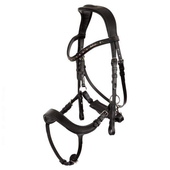 racing horse bridle genuine cow leather durable bridle with reins horse riding products