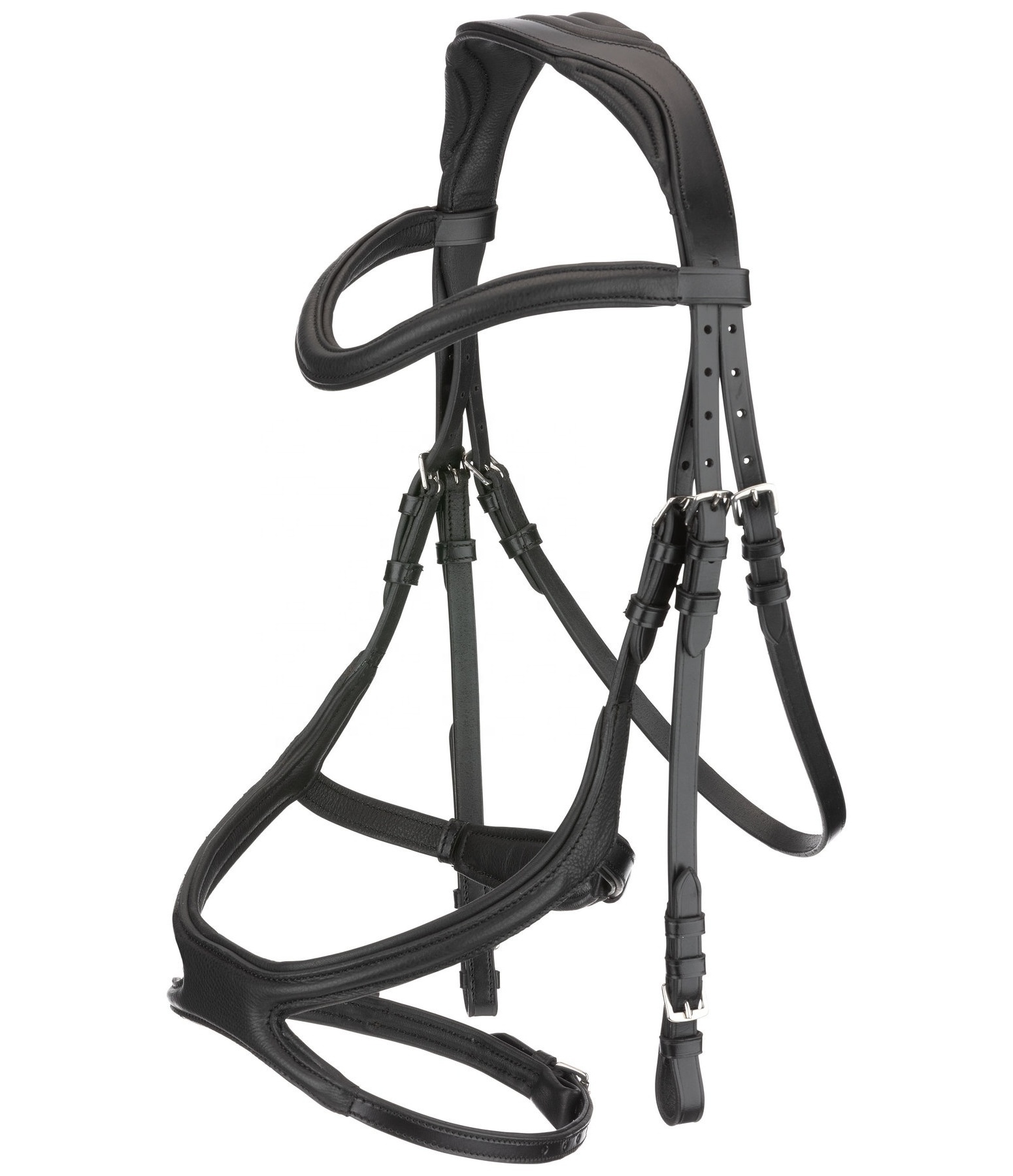 racing horse bridle genuine cow leather durable bridle with reins horse riding products