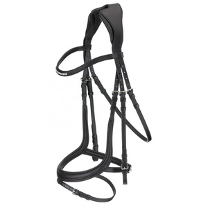 racing horse bridle genuine cow leather durable bridle with reins horse riding products