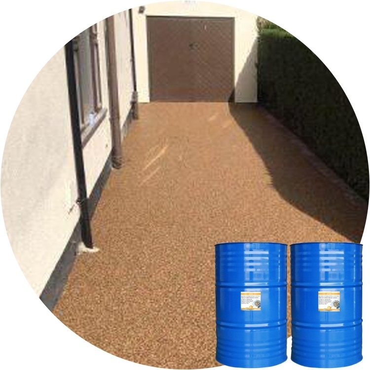 Bound Resin Gravel Bonding Paving Aggregates epoxy Adhesive And Glue Stone Pebble Stone Resin for Driveway