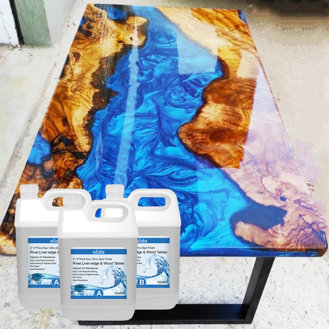 Resina Epoxi Deep Casting Epoxy Resin for Furniture Tables Crafts