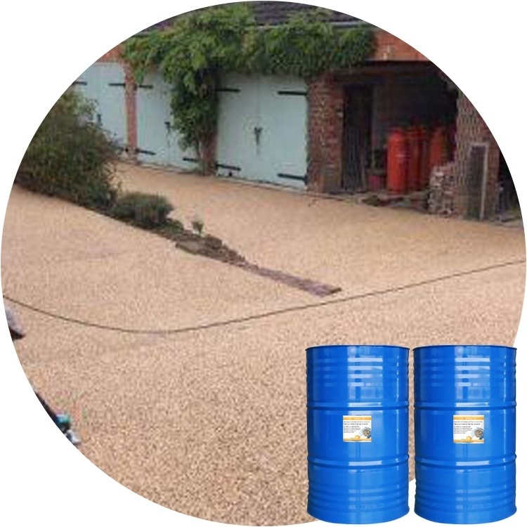 Bound Resin Gravel Bonding Paving Aggregates epoxy Adhesive And Glue Stone Pebble Stone Resin for Driveway