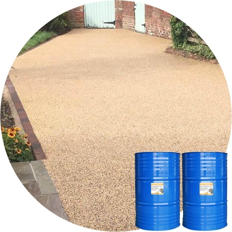 wholesale Gravel Bonding Resin Adhesive epoxy Glue For Stone Binder pebble paving epoxy resin kit