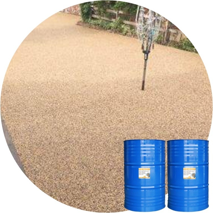 Bound Resin Gravel Bonding Paving Aggregates epoxy Adhesive And Glue Stone Pebble Stone Resin for Driveway