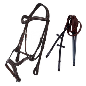 Latest Design Cow Leather Professional Manufactures Horse Jumping Bridle Hot Sale Cheap Prices Indian Exporter and Supplier