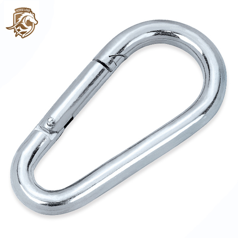 Hl106060-106065Ss Stainless Snap Hook Carabiner Clip Webbing Snap Hook Carabiner High Quality Automatic Lock Snap Hook Carabiner