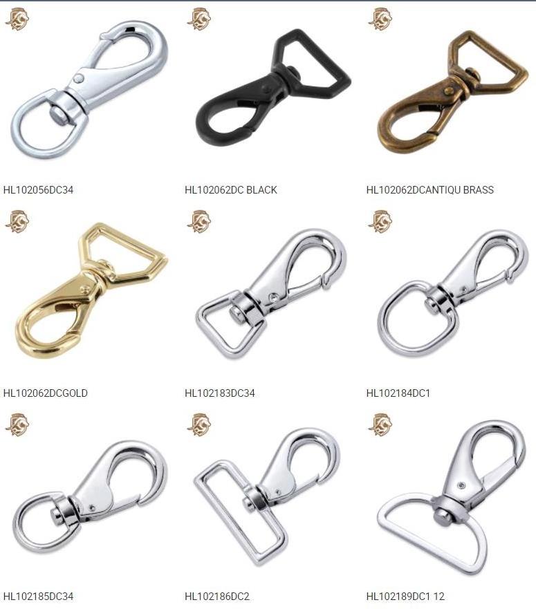 Custom Solid Brass Swivel Snap Hook For Dog Pets 1