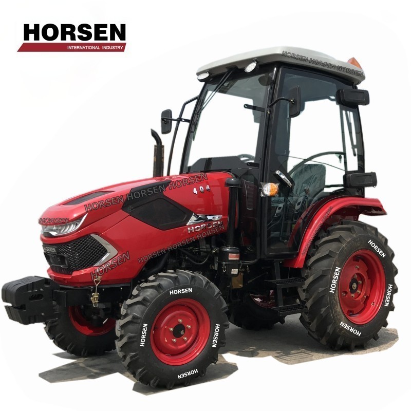 Hot sale agricultural HORSEN China farm tractors small garden 25 hp 30 hp 35 hp 40hp  mini tractors,front shovel price for sale