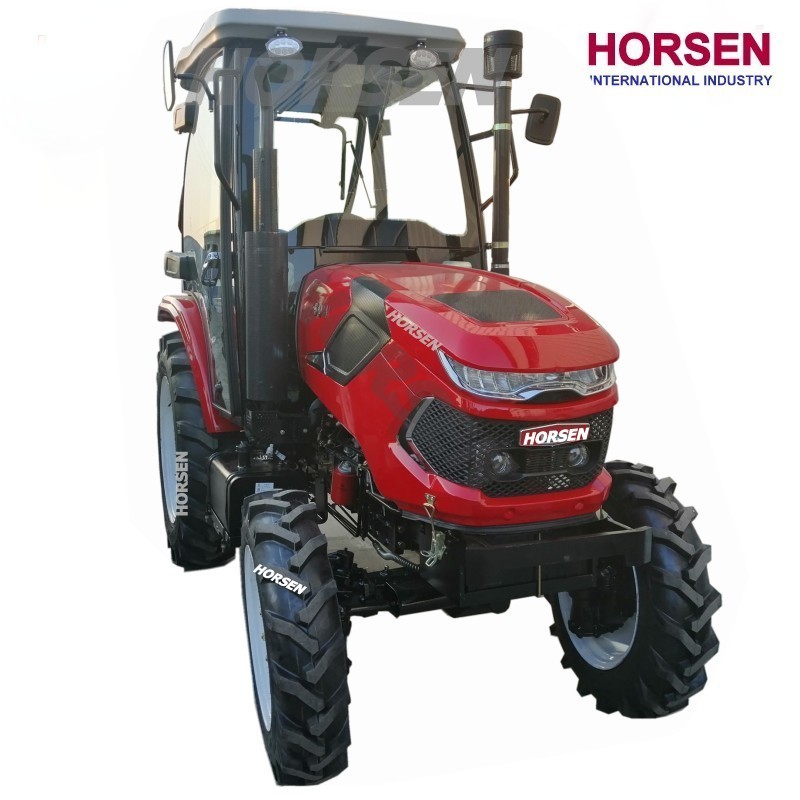 HORSEN  multi functional 50 hp 4WD farm tractor with  heated cab and  front end loader  snow blower for sale