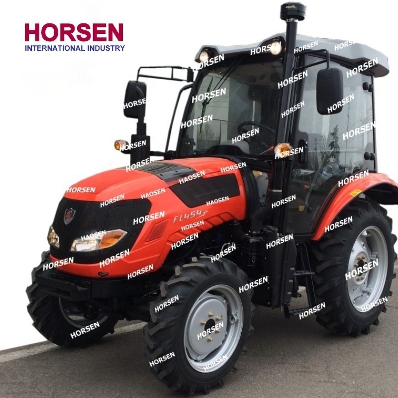 HORSEN Mini tractor 30 HP 40 HP 2 WD 4 WD  compact farm wheel  tractor with rotary tiller shovel  for agriculture  made in china