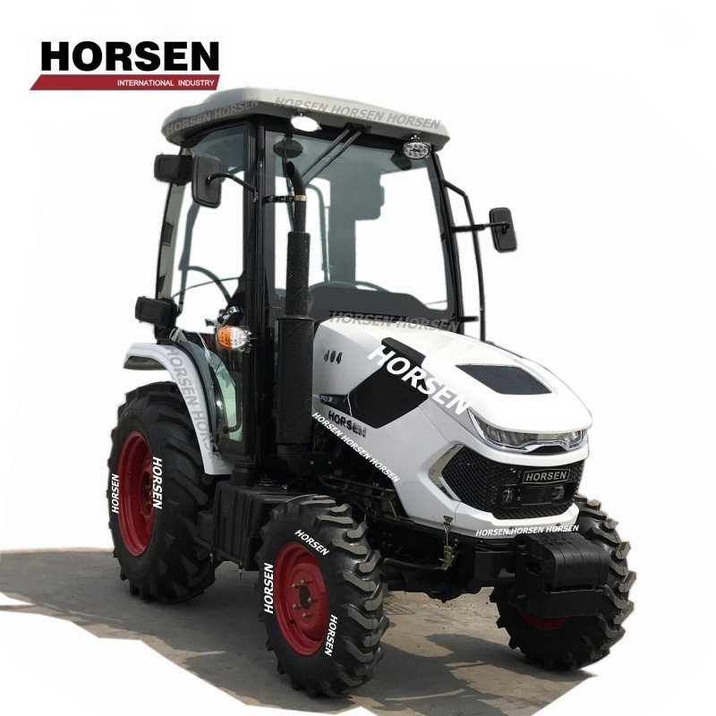 Hot sale agricultural HORSEN China farm tractors small garden 25 hp 30 hp 35 hp 40hp  mini tractors,front shovel price for sale