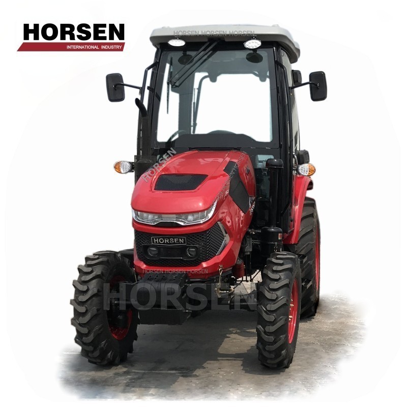 Hot sale agricultural HORSEN China farm tractors small garden 25 hp 30 hp 35 hp 40hp  mini tractors,front shovel price for sale